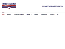 Tablet Screenshot of bartlettcockeindustrial.com
